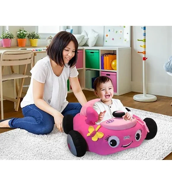 Lounger Pink Little Tikes Cozy Coupe Plush Infant Car Little Tikes
